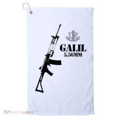 Galil Assault Rifle 5.56 Idf Golf Towel