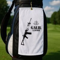 Galil Assault Rifle 5.56 Idf Golf Towel thumb 2