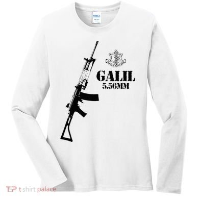 Galil Assault Rifle 5.56 Idf Women's Long Sleeve Shirt