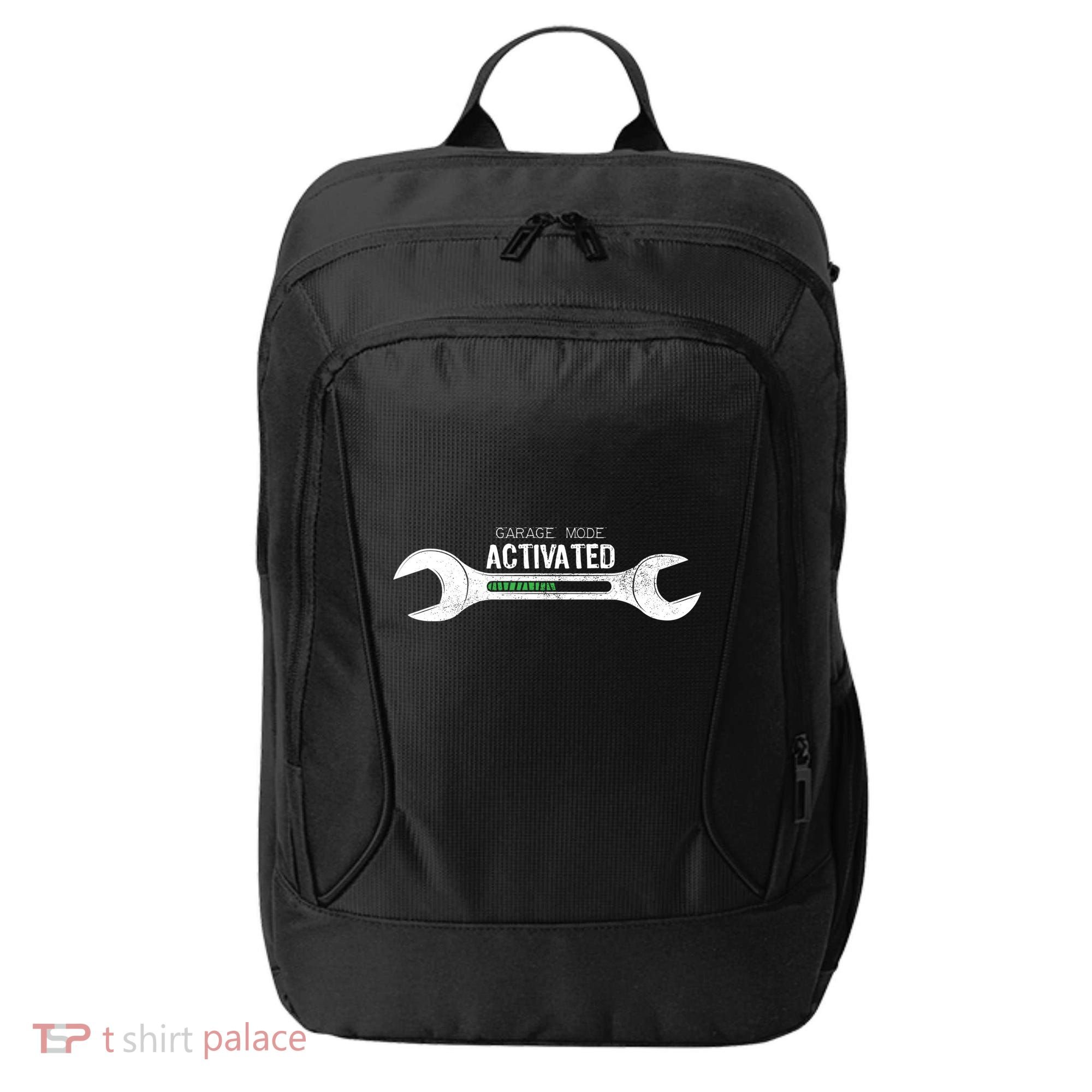 Garage Mode Activated Funny Mechanic City Backpack