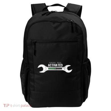 Garage Mode Activated Funny Mechanic Backpack