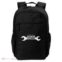 Garage Mode Activated Funny Mechanic Backpack thumb 0