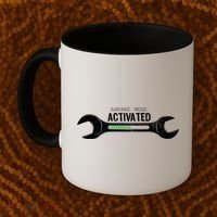 Garage Mode Activated Funny Mechanic Coffee Mug thumb 2