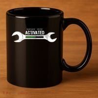 Garage Mode Activated Funny Mechanic 11oz C Handle Ceramic Mug thumb 3