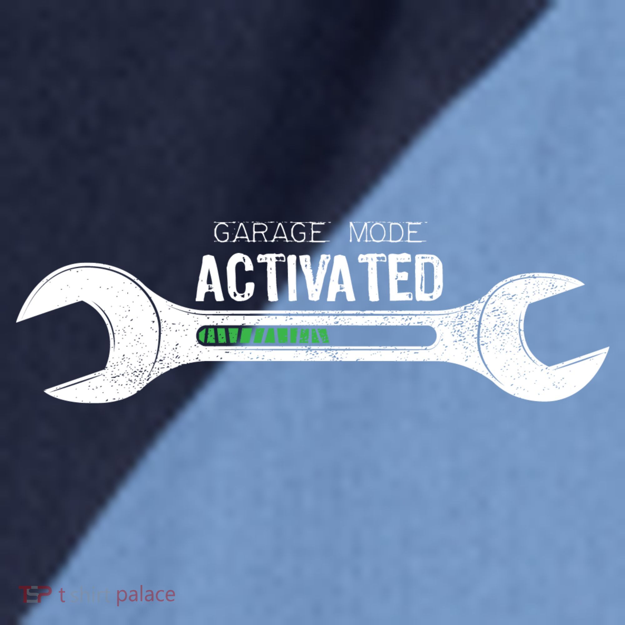 Garage Mode Activated Funny Mechanic Raglan Baseball Sleeve Shirt