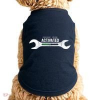 Garage Mode Activated Funny Mechanic Doggie Tank thumb 0