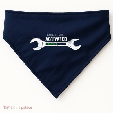 Garage Mode Activated Funny Mechanic USA-Made Doggie Bandana