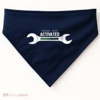 Garage Mode Activated Funny Mechanic USA-Made Doggie Bandana thumb 0