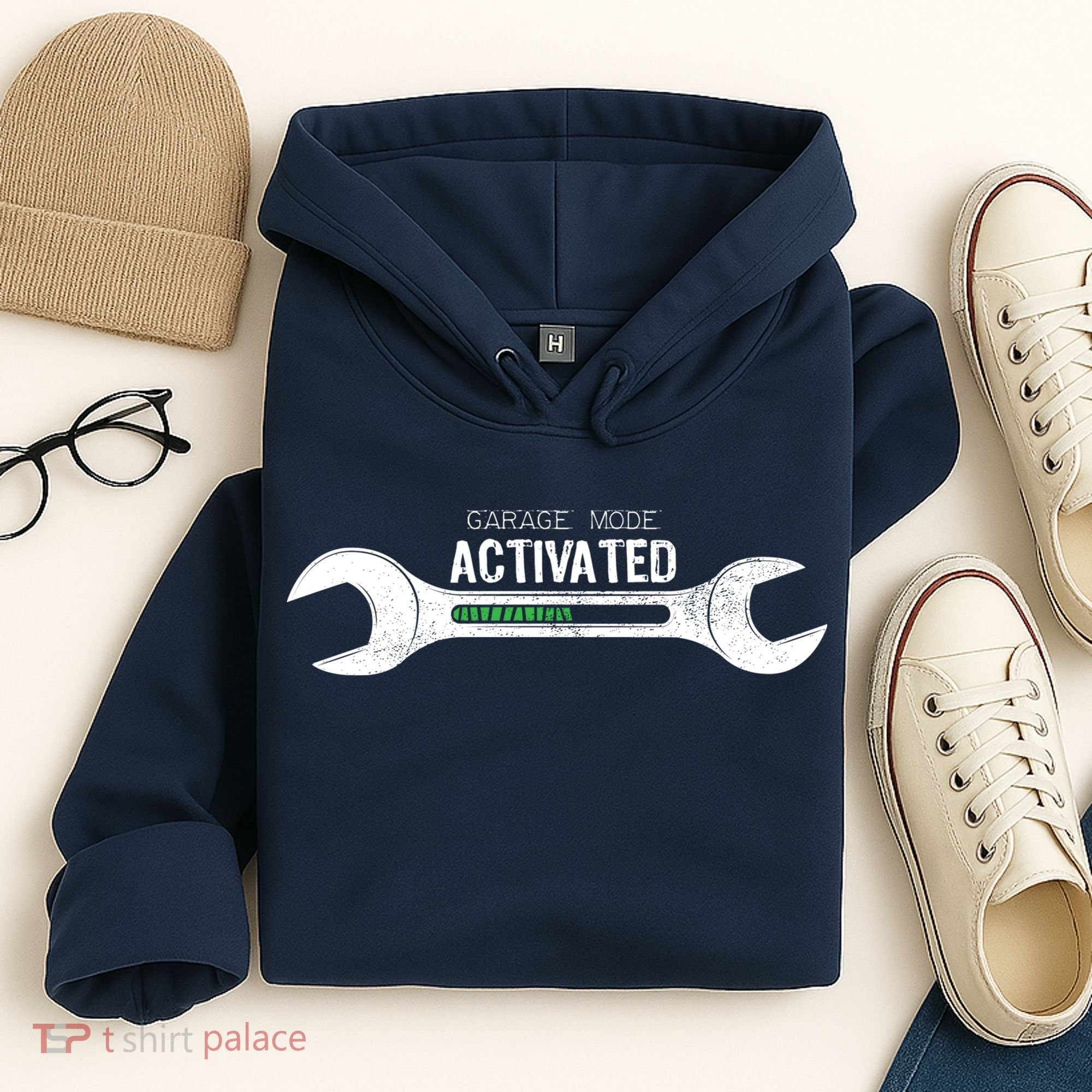 Garage Mode Activated Funny Mechanic Hoodie