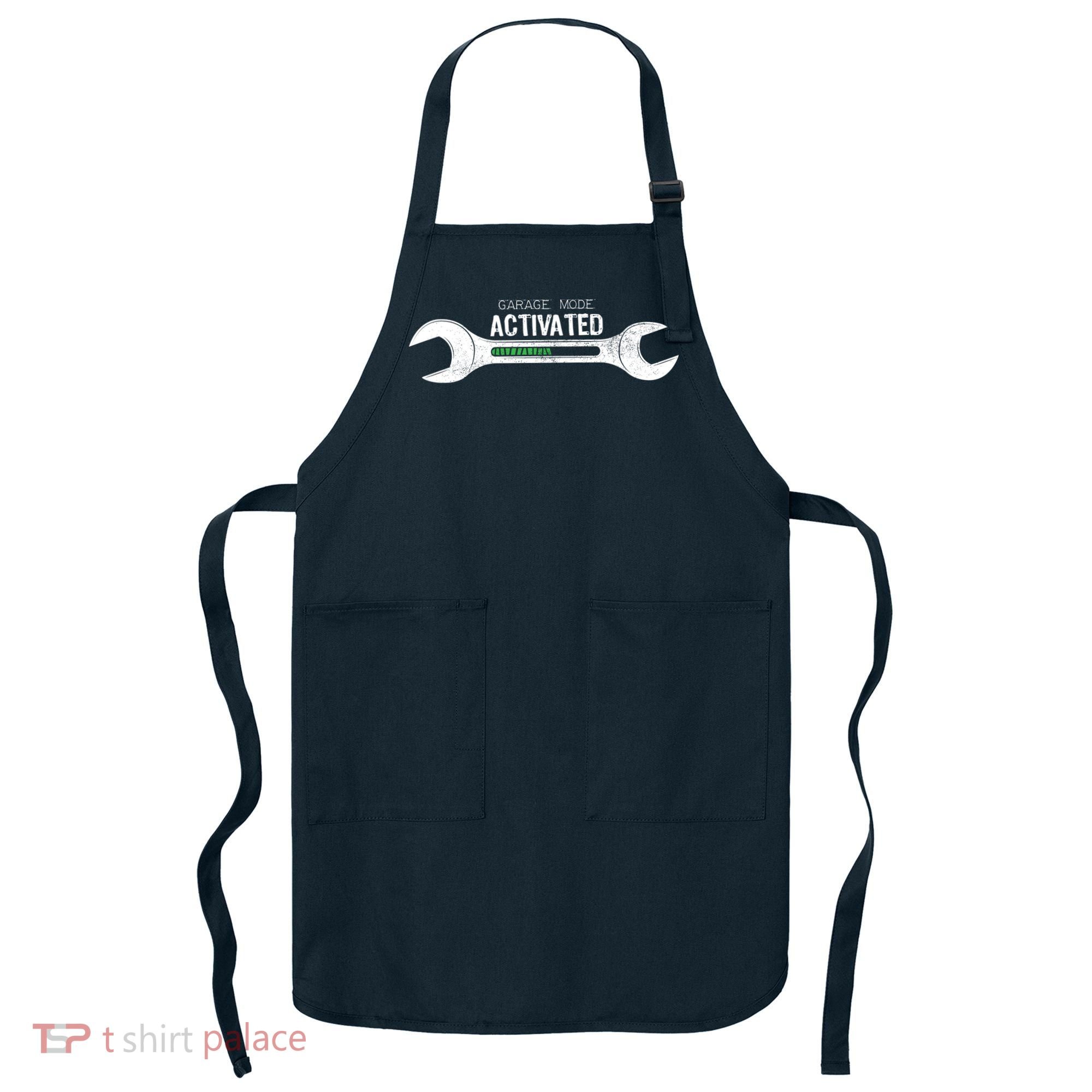 Garage Mode Activated Funny Mechanic Apron
