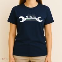 Garage Mode Activated Funny Mechanic T-Shirt thumb 4