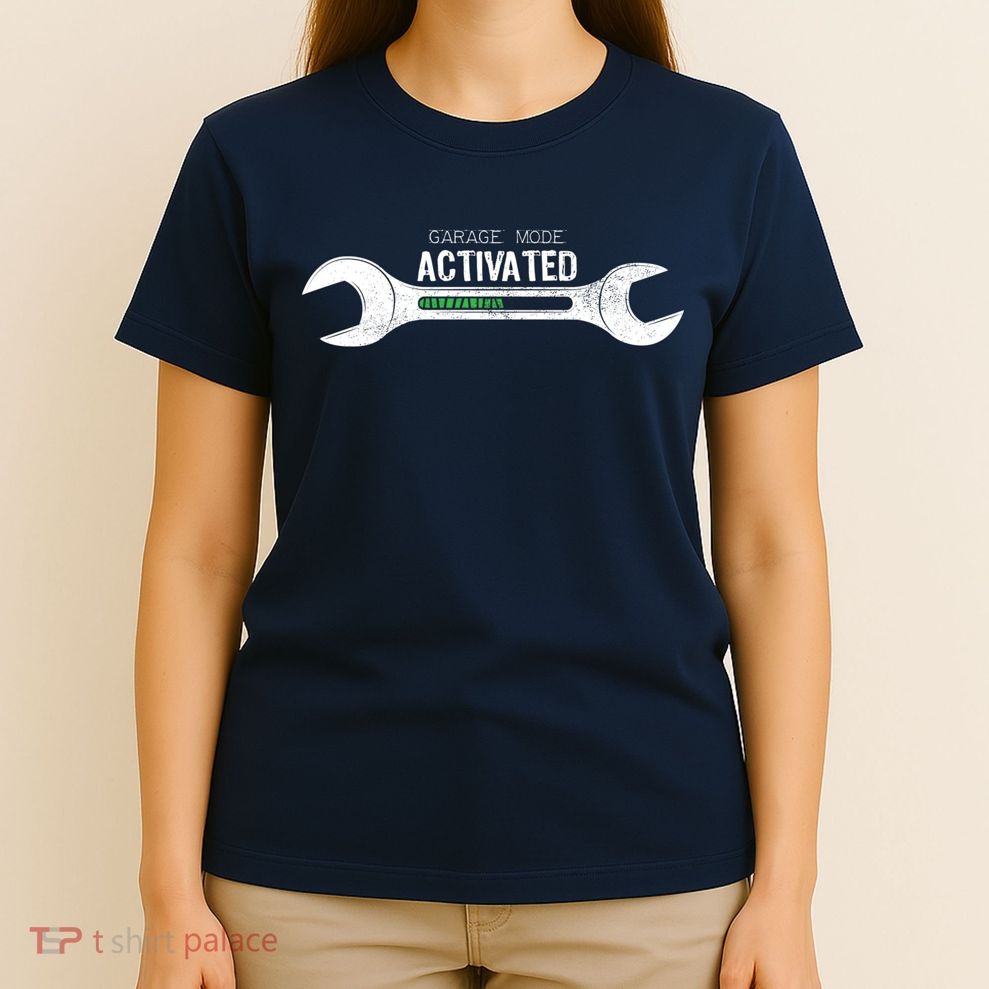 Garage Mode Activated Funny Mechanic T-Shirt