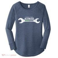 Garage Mode Activated Funny Mechanic Women's Perfect Tri Tunic Long Sleeve Shirt thumb 0