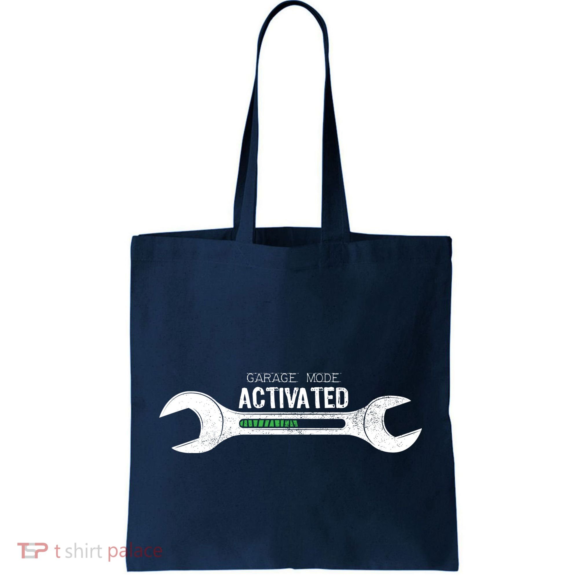 Garage Mode Activated Funny Mechanic Tote Bag