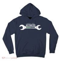 Garage Mode Activated Funny Mechanic Tall Hoodie thumb 0