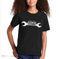 Garage Mode Activated Funny Mechanic Kids T-Shirt thumb 2