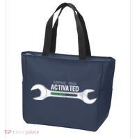 Garage Mode Activated Funny Mechanic Tote Bag thumb 3