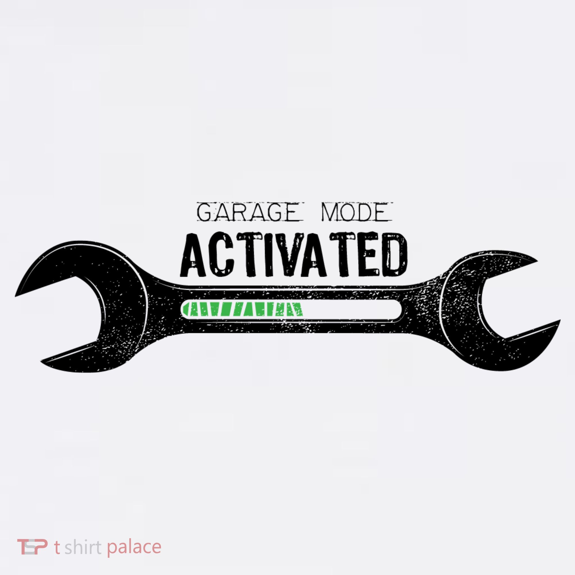 Garage Mode Activated Funny Mechanic Comfort Colors Garment-Dyed Hooded Sweatshirt
