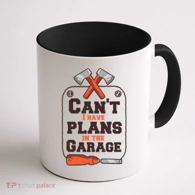 Garage Plans Coffee Mug back