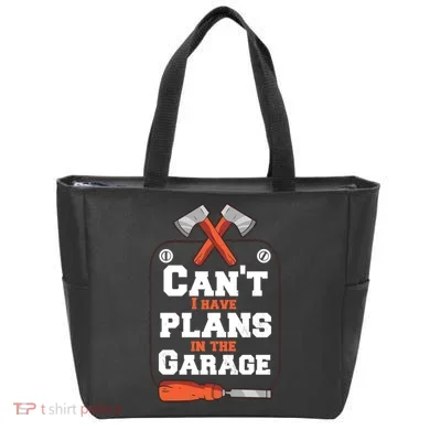 Garage Plans Tote Bag