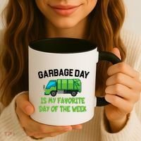 Garbage Day Is My favorite Day Coffee Mug thumb 3