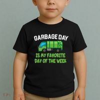 Garbage Day Is My favorite Day Toddler T-Shirt thumb 2