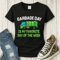 Garbage Day Is My favorite Day Women's T-Shirt thumb 3