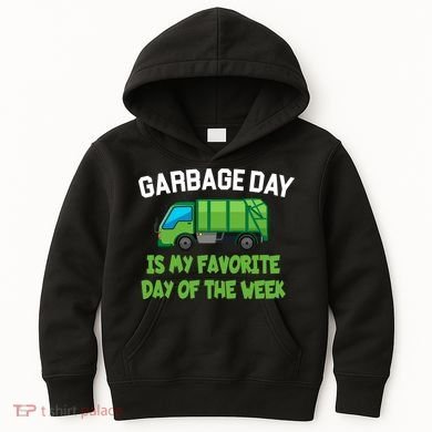 Garbage Day Is My favorite Day Kids Hoodie