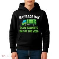 Garbage Day Is My favorite Day Kids Hoodie thumb 4