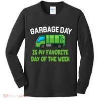 Garbage Day Is My favorite Day Kids Long Sleeve Shirt thumb 0