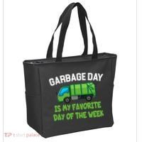 Garbage Day Is My favorite Day Tote Bag thumb 2