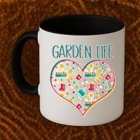 Garden Life Doodle Coffee Mug thumb 2