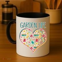 Garden Life Doodle Coffee Mug thumb 4