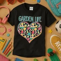 Garden Life Doodle Kids T-Shirt thumb 3
