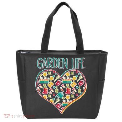 Garden Life Doodle Tote Bag
