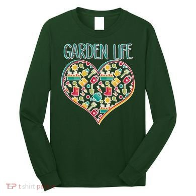 Garden Life Doodle Long Sleeve Shirt
