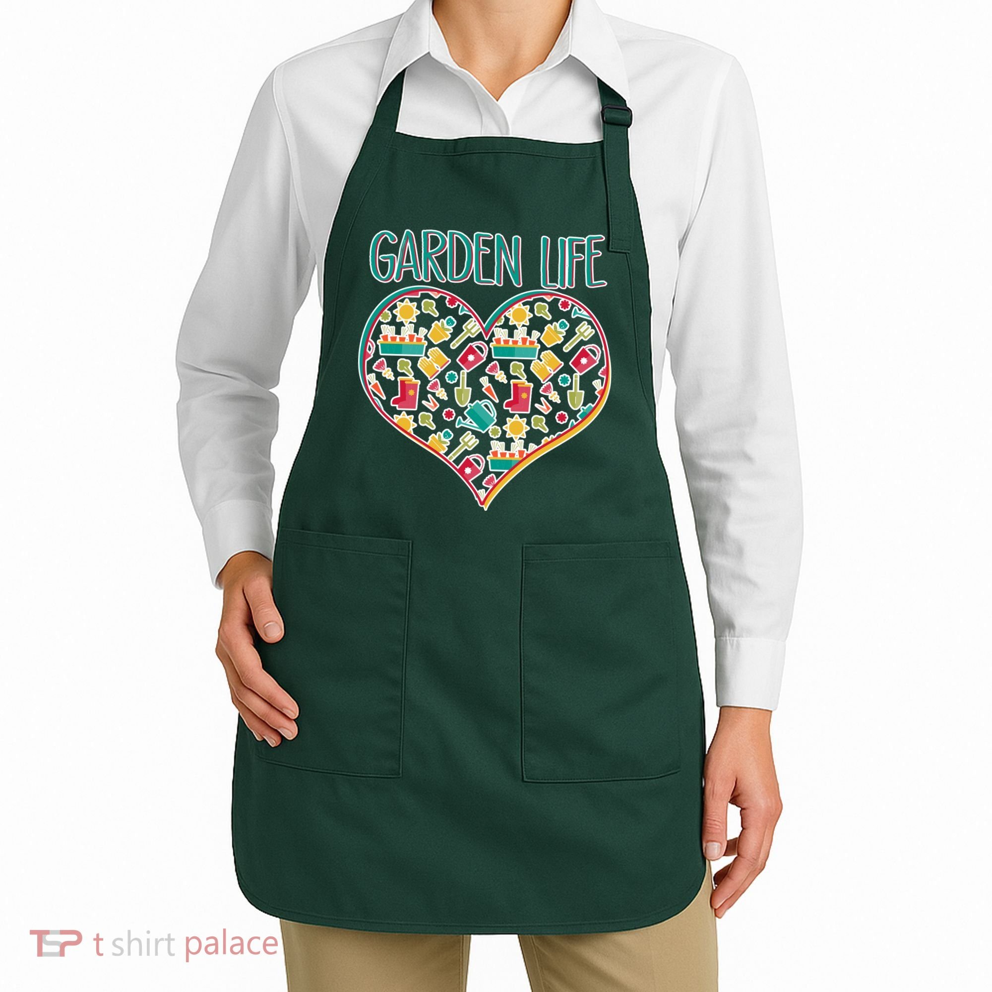 Garden Life Doodle Apron