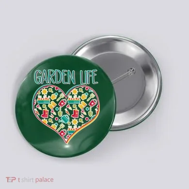 Garden Life Doodle Button