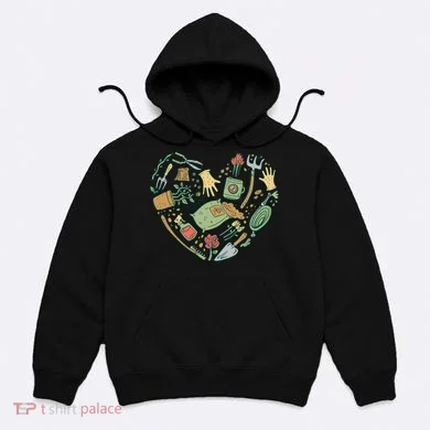 Garden Tools Heart Hoodie