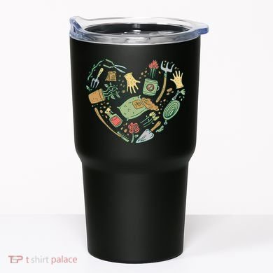 Garden Tools Heart Tumbler