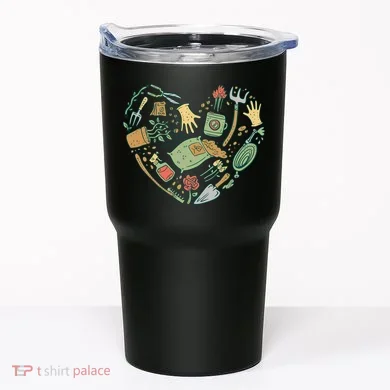 Garden Tools Heart Tumbler