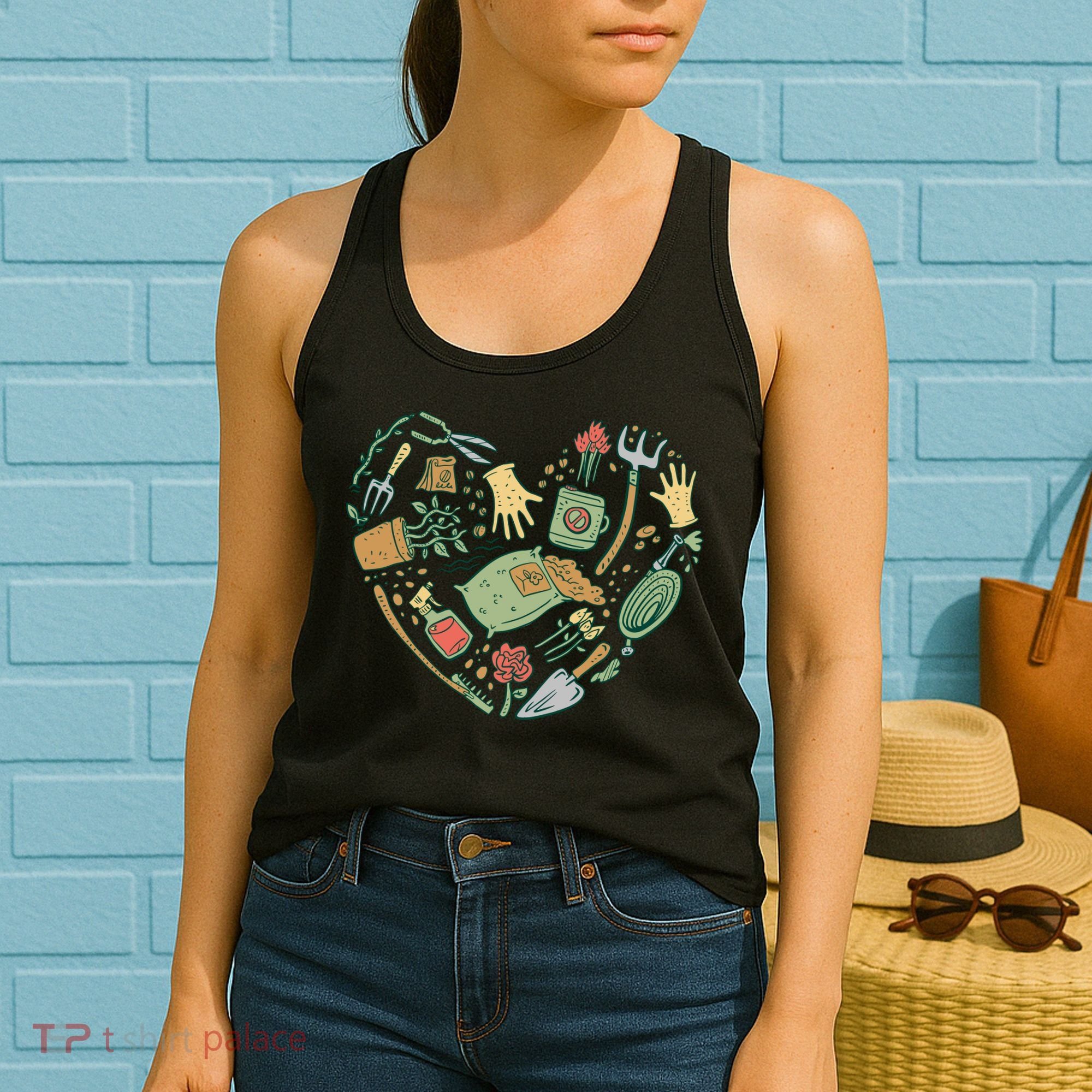Garden Tools Heart Women's Tank Top