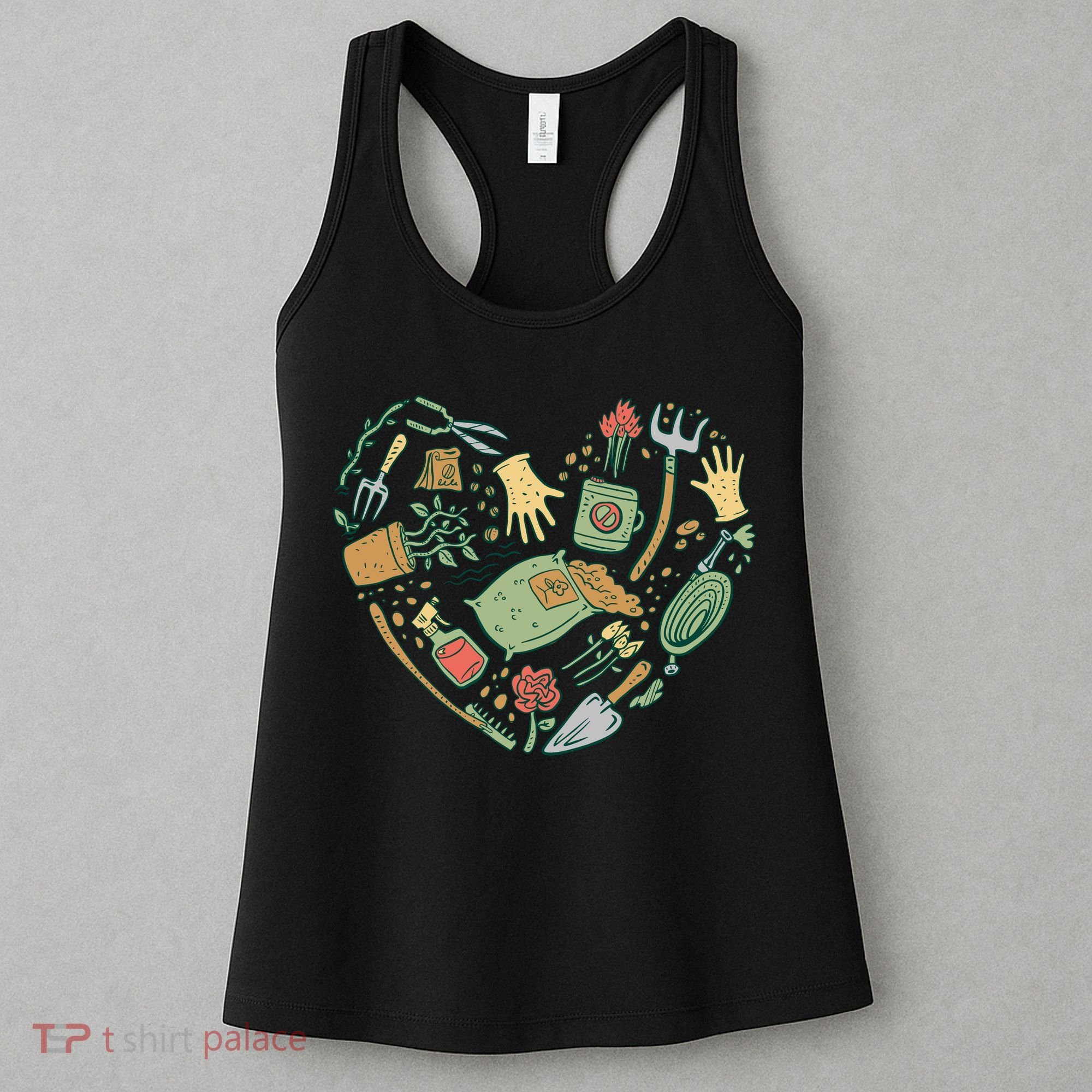 Garden Tools Heart Women's Tank Top