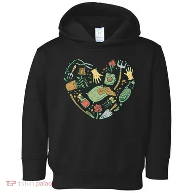 Garden Tools Heart Toddler Hoodie