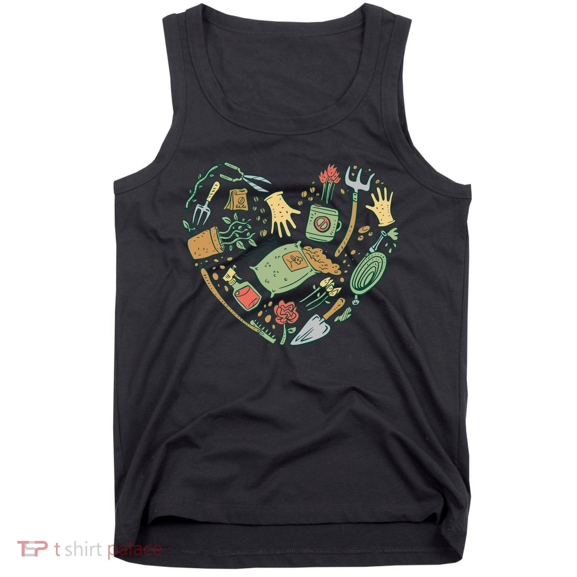 Garden Tools Heart Tank Top