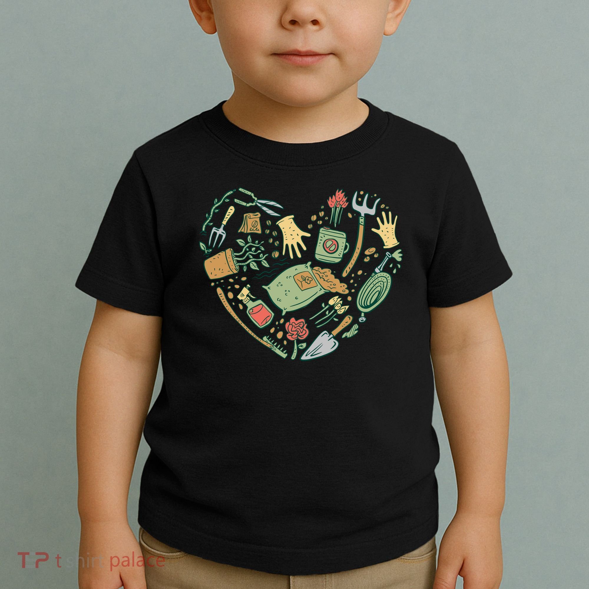 Garden Tools Heart Toddler T-Shirt