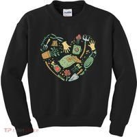 Garden Tools Heart Kids Sweatshirt thumb 0