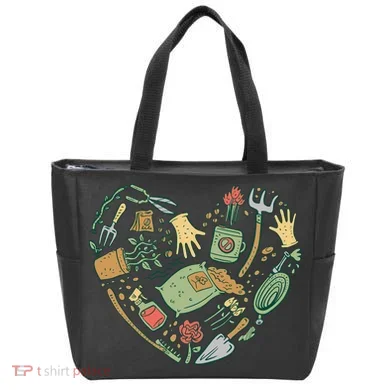 Garden Tools Heart Tote Bag