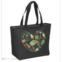 Garden Tools Heart Tote Bag thumb 2
