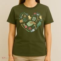 Garden Tools Heart T-Shirt thumb 4